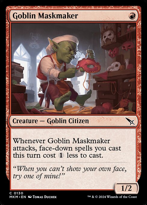 Goblin Maskmaker - Murders at Karlov Manor Common Card