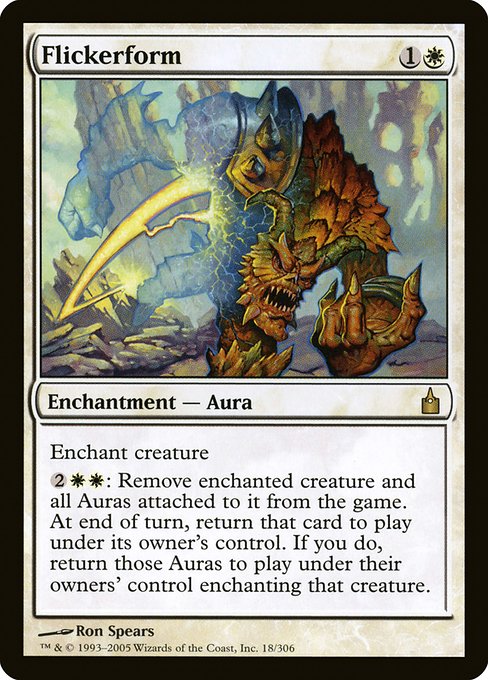 Flickerform - Ravnica: City of Guilds Rare Card