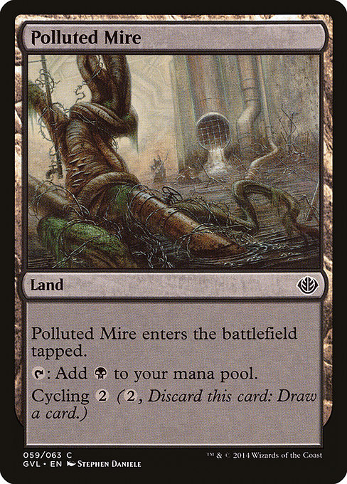 Polluted Mire - Duel Decks Anthology: Garruk vs. Liliana Common Card