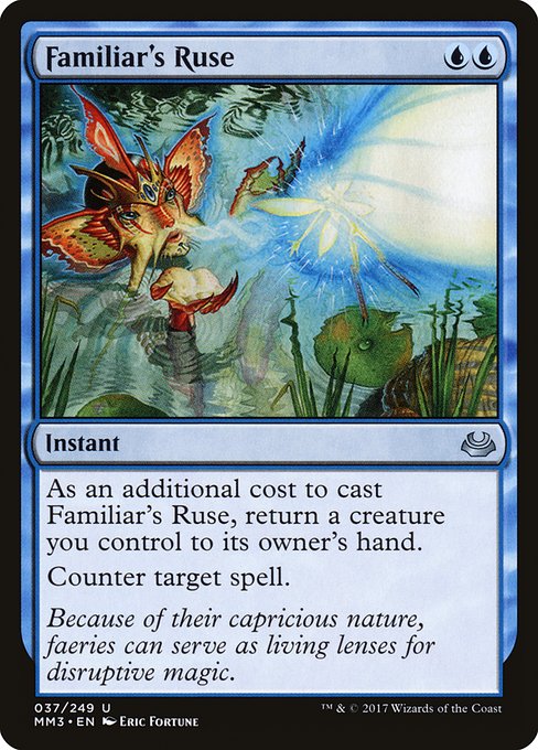 Familiar's Ruse - Modern Masters 2017 Uncommon Card