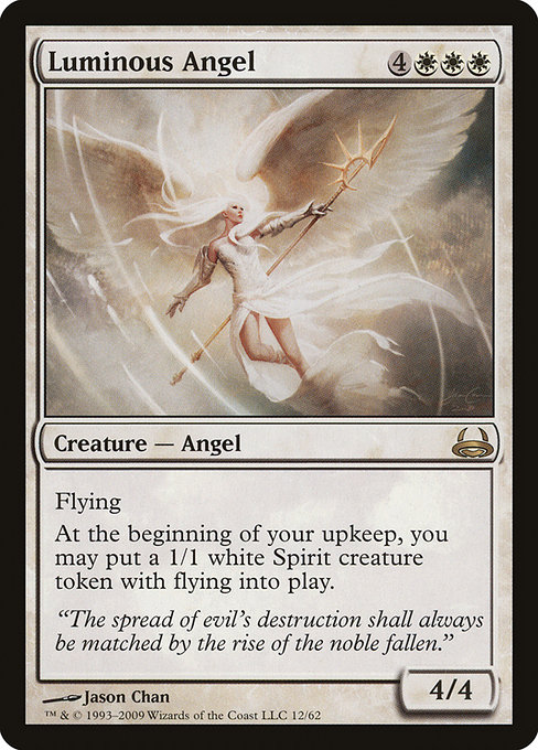 Luminous Angel - Duel Decks: Divine vs. Demonic Rare Card