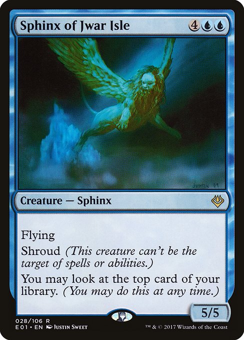 Sphinx of Jwar Isle - Archenemy: Nicol Bolas Rare Card