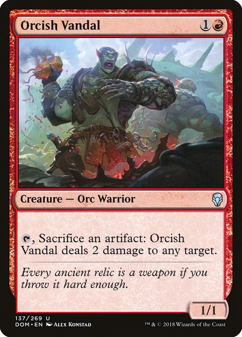 Orcish Vandal - Dominaria Uncommon Card