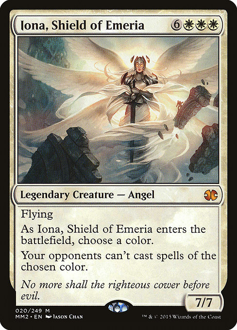 Iona, Shield of Emeria - Modern Masters 2015 Mythic Card