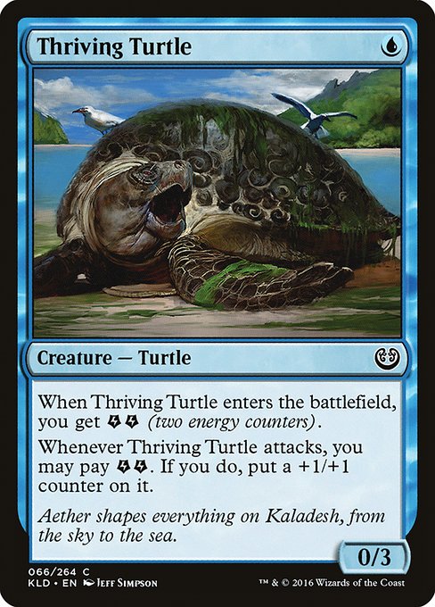 Thriving Turtle - Kaladesh Common Card