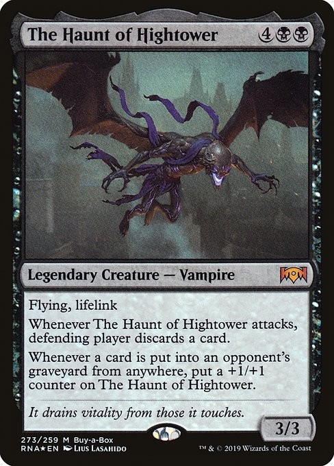 The Haunt of Hightower - Ravnica Allegiance Mythic Card