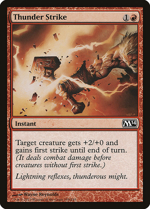 Thunder Strike - Magic 2014 Common Card