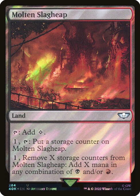 Molten Slagheap - Warhammer 40,000 Commander Uncommon Card