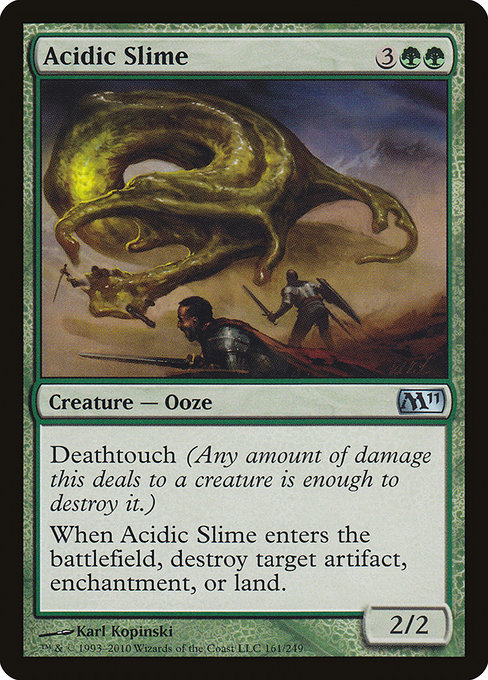 Acidic Slime - Magic 2011 Uncommon Card