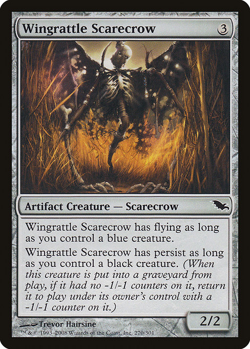 Wingrattle Scarecrow - Shadowmoor Common Card