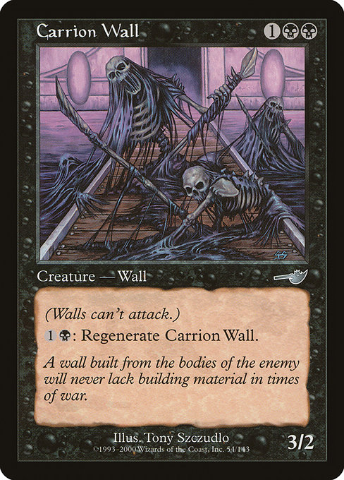 Carrion Wall - Nemesis Uncommon Card