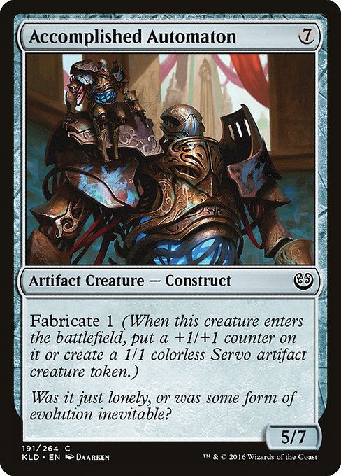 Accomplished Automaton - Kaladesh Common Card