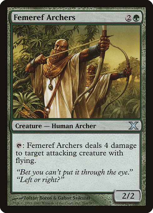 Femeref Archers - Tenth Edition Uncommon Card