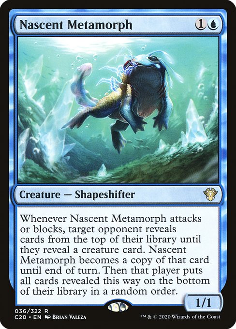 Nascent Metamorph - Commander 2020 Rare Card