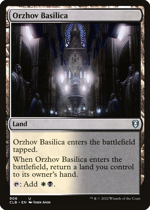 Orzhov Basilica - Commander Legends: Battle for Baldur's Gate Uncommon Card