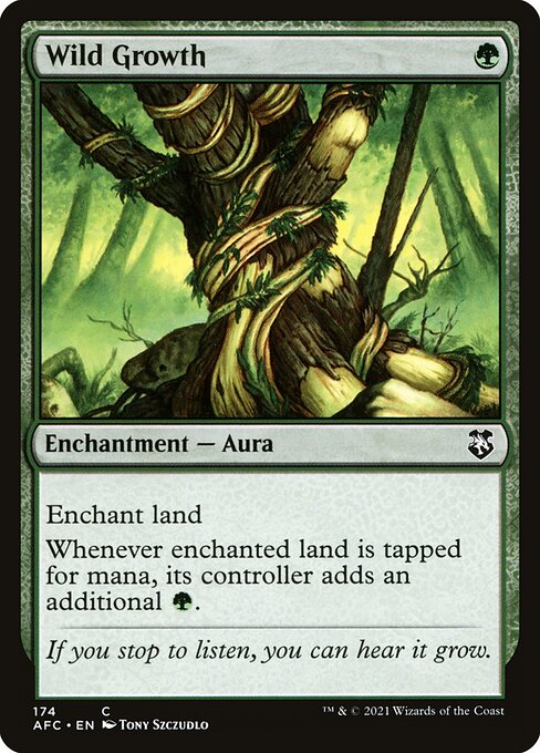 Wild Growth - Forgotten Realms Commander Common Card