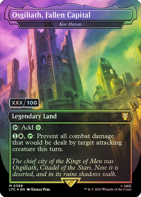 Kor Haven - Tales of Middle-earth Commander Mythic Card