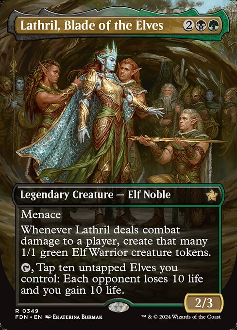 Lathril, Blade of the Elves - Foundations Rare Card