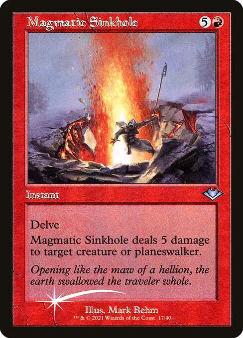 Magmatic Sinkhole - Modern Horizons 1 Timeshifts Uncommon Card