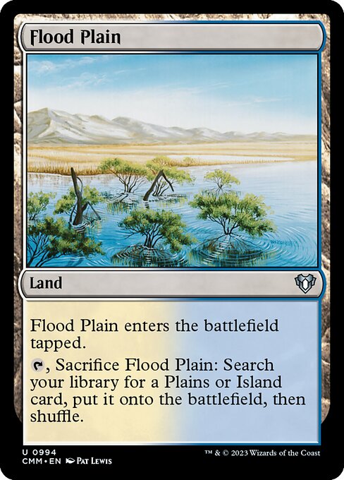 Flood Plain - Commander Masters Uncommon Card