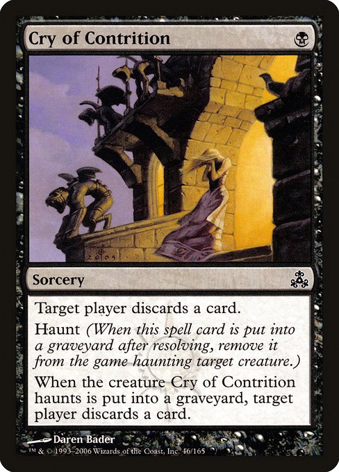 Cry of Contrition - Guildpact Common Card
