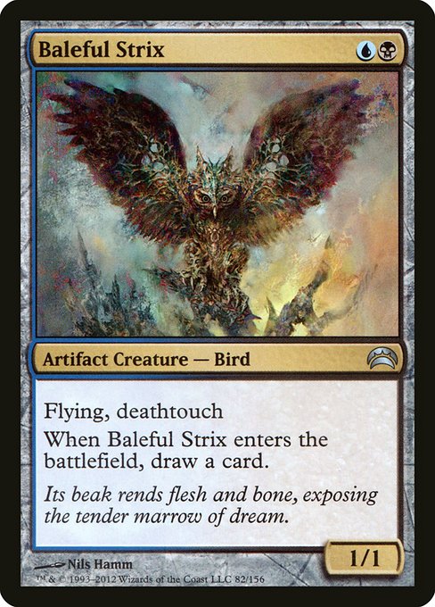 Baleful Strix - Planechase 2012 Uncommon Card