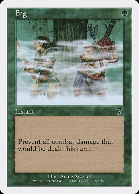 Fog - Seventh Edition Common Card