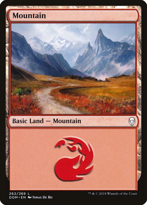 Mountain - Dominaria Common Card