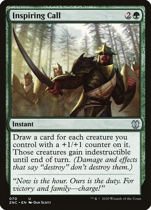 Inspiring Call - Zendikar Rising Commander Uncommon Card