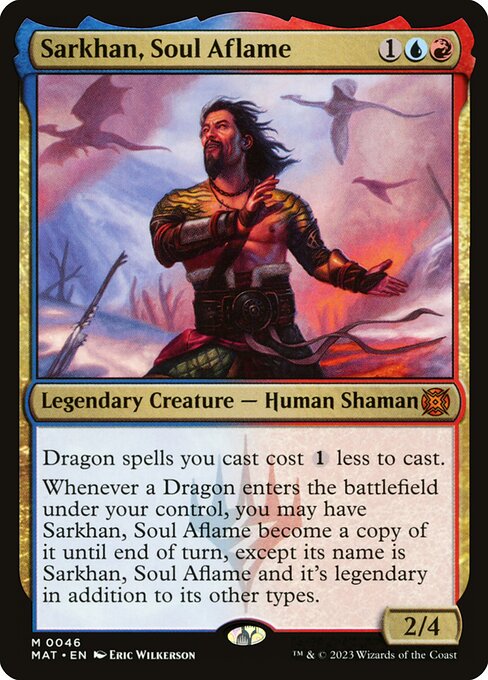 Sarkhan, Soul Aflame - March of the Machine: The Aftermath Mythic Card