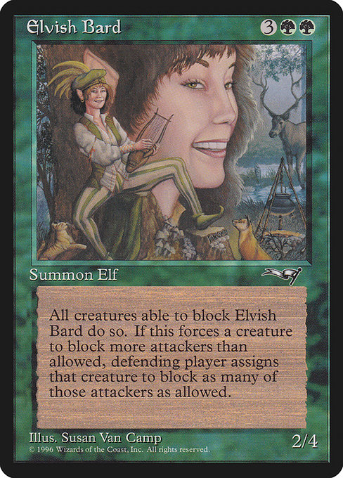 Elvish Bard - Alliances Uncommon Card