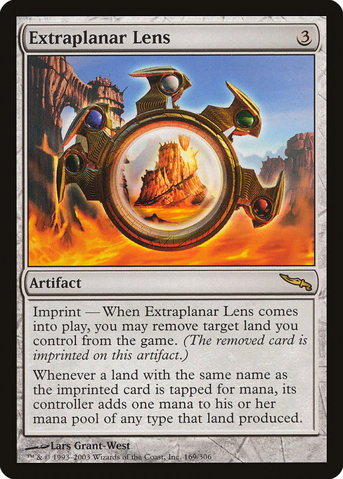 Extraplanar Lens - Mirrodin Rare Card