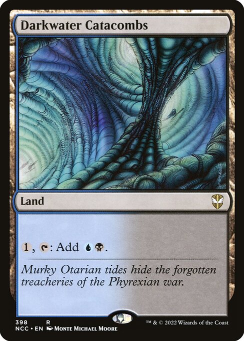 Darkwater Catacombs - New Capenna Commander Rare Card