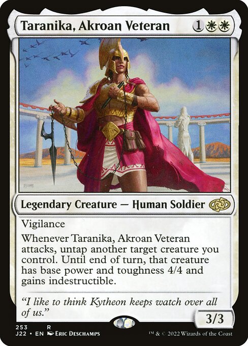 Taranika, Akroan Veteran - Jumpstart 2022 Rare Card