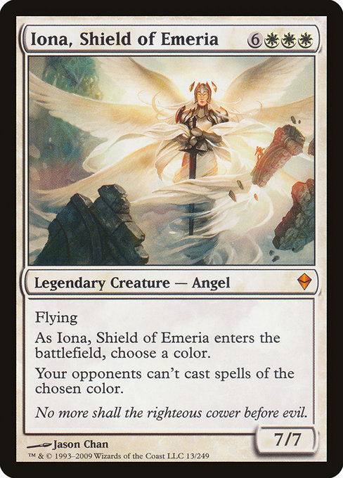Iona, Shield of Emeria - Zendikar Mythic Card