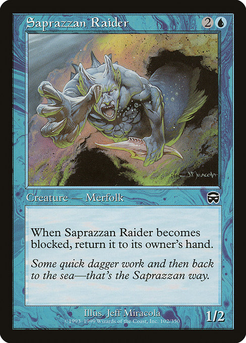 Saprazzan Raider - Mercadian Masques Common Card