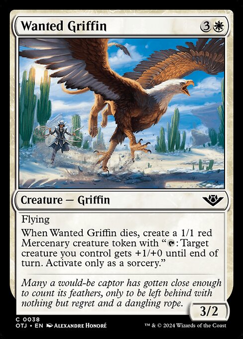 Wanted Griffin - Outlaws of Thunder Junction Common Card
