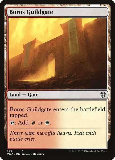 Boros Guildgate - Zendikar Rising Commander Common Card