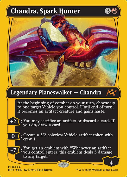 Chandra, Spark Hunter - Aetherdrift Mythic Card