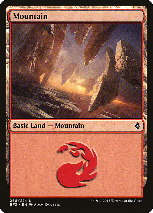 Mountain - Battle for Zendikar Common Card