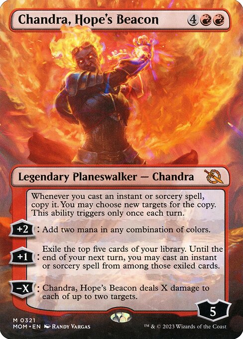 Chandra, Hope's Beacon - March of the Machine Mythic Card