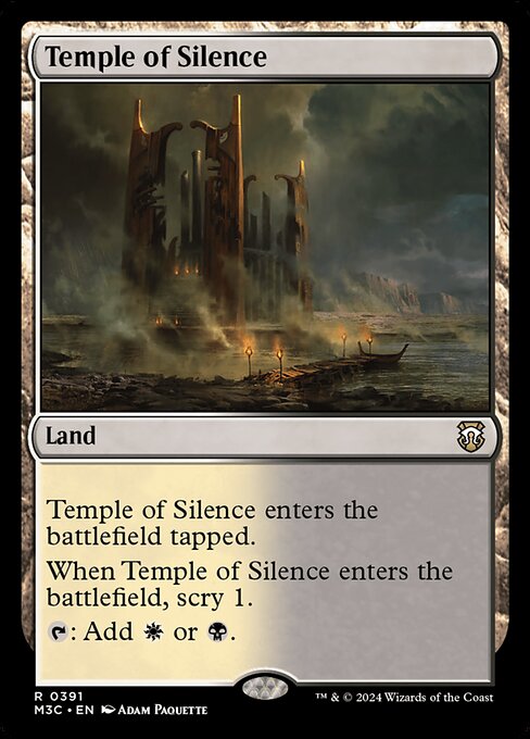 Temple of Silence - Modern Horizons 3 Commander Rare Card
