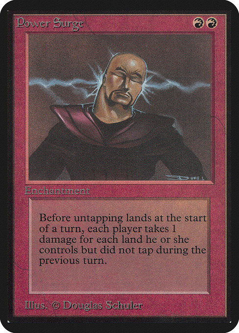 Power Surge - Limited Edition Alpha Rare Card