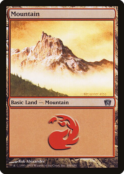 Mountain - Eighth Edition Common Card