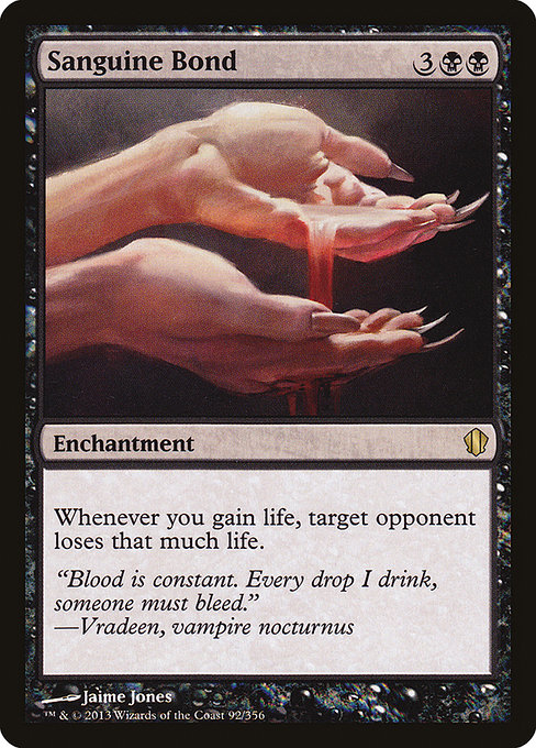 Sanguine Bond - Commander 2013 Rare Card