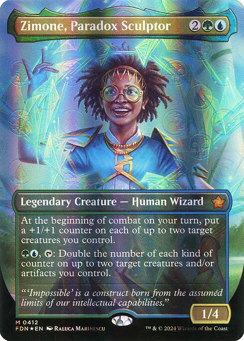 Zimone, Paradox Sculptor - Foundations Mythic Card