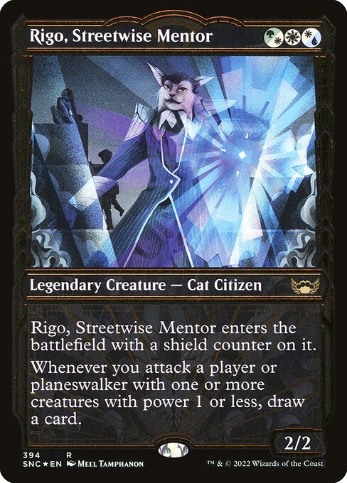 Rigo, Streetwise Mentor - Streets of New Capenna Rare Card