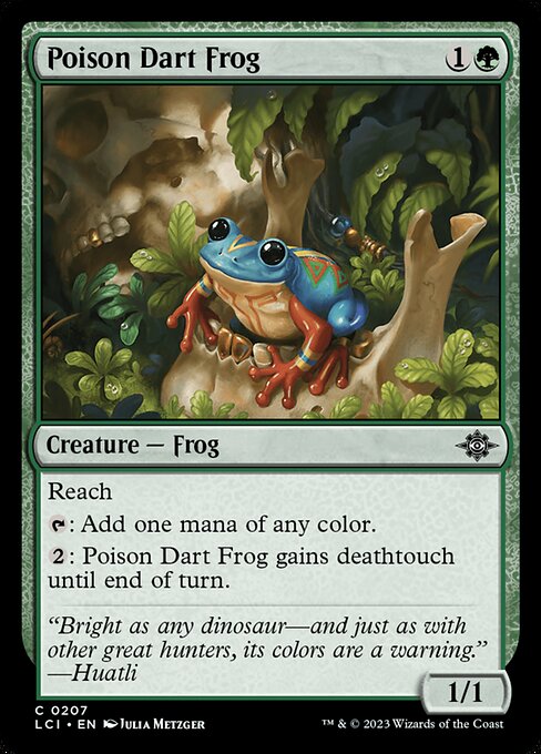 Poison Dart Frog - The Lost Caverns of Ixalan Common Card