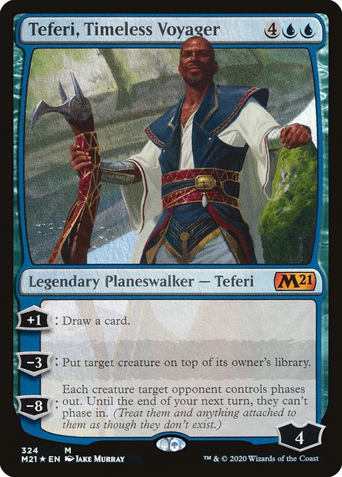 Teferi, Timeless Voyager - Core Set 2021 Mythic Card