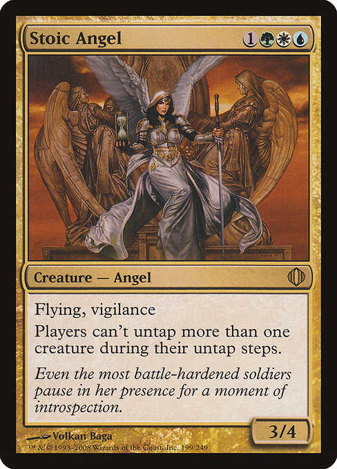 Stoic Angel - Shards of Alara Rare Card